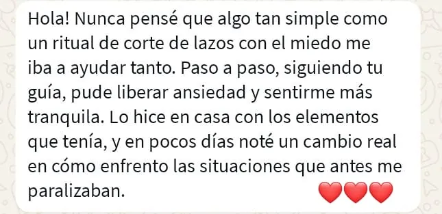 Testimonio de ritual